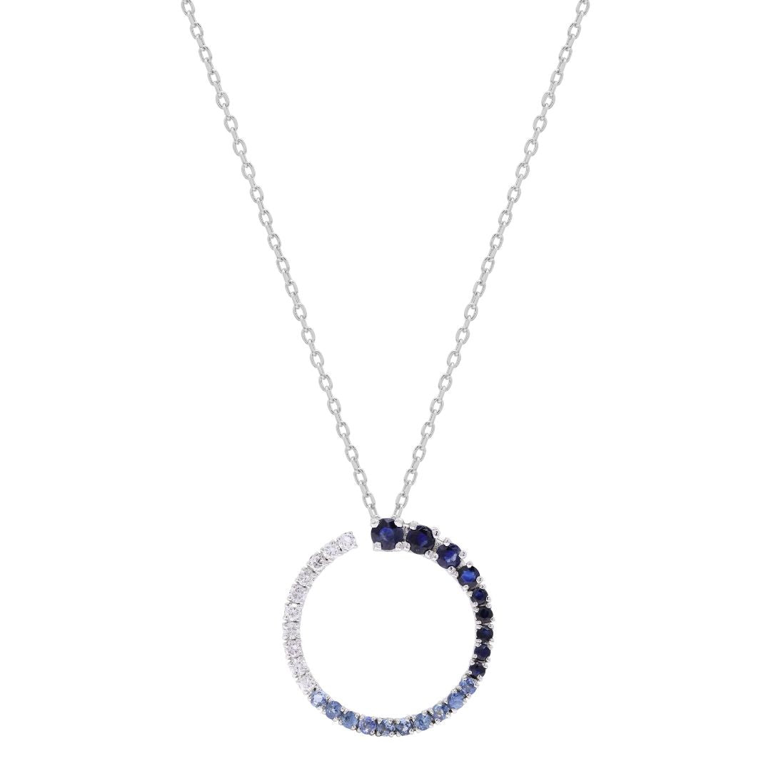 Infinity Ombré Pendant