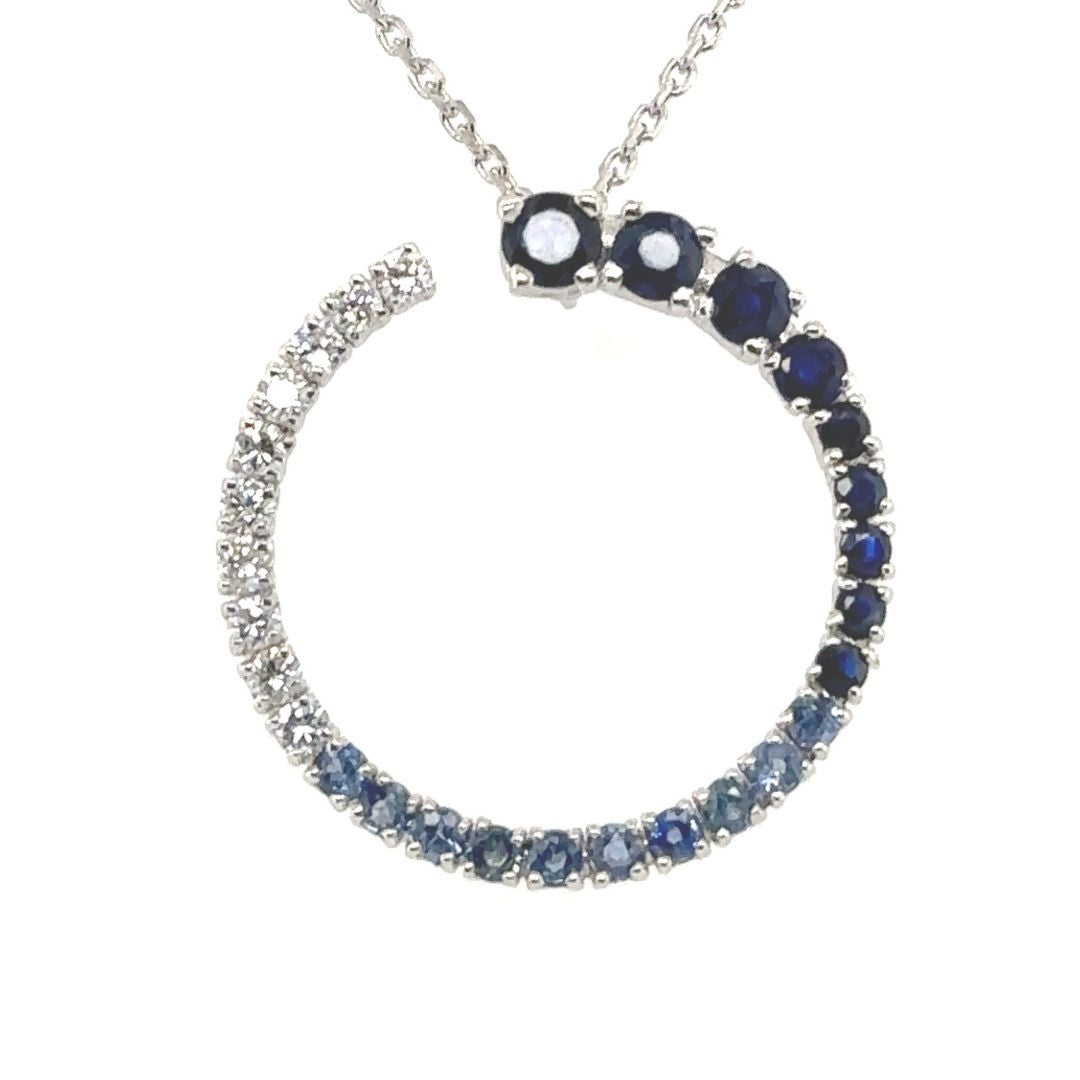 Infinity Ombré Pendant