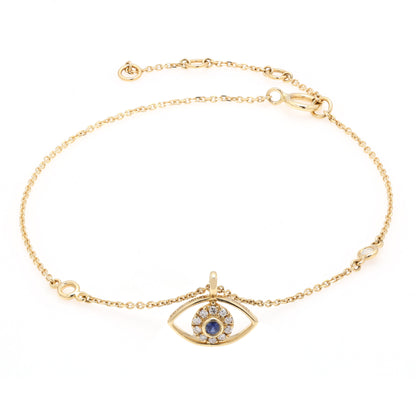 Evil Eye Sapphire Bracelet