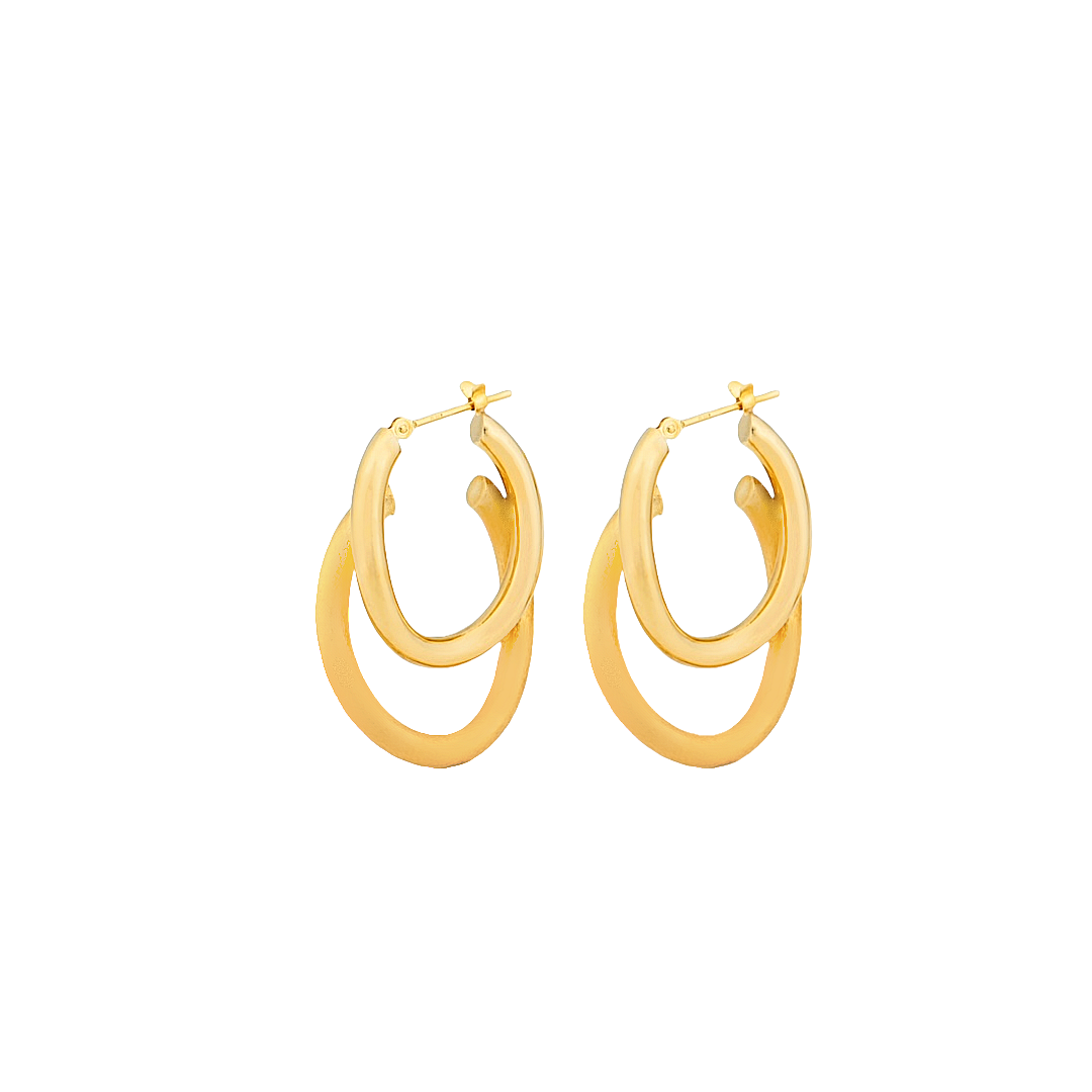 Double Oval Hoops