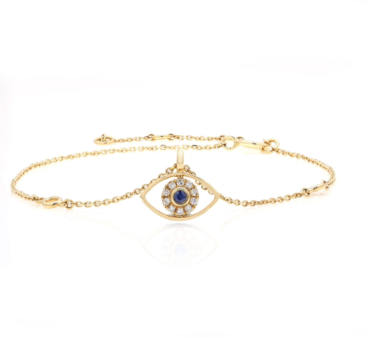 Evil Eye Sapphire Bracelet