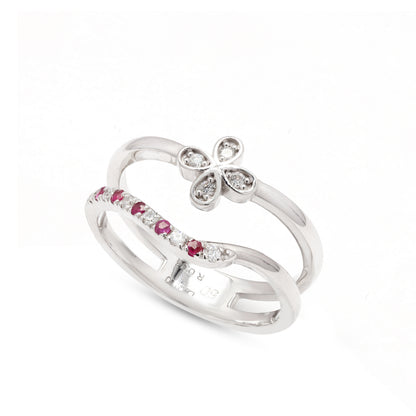 Eternal Petal Duo Ring