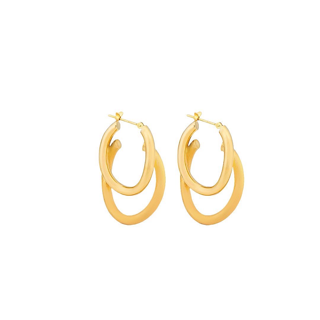 Double Oval Hoops