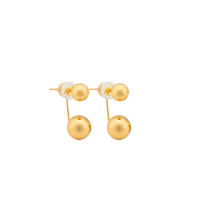 Round Jacket Earrings