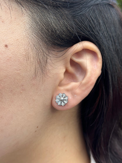 Snowflake Duo Earring