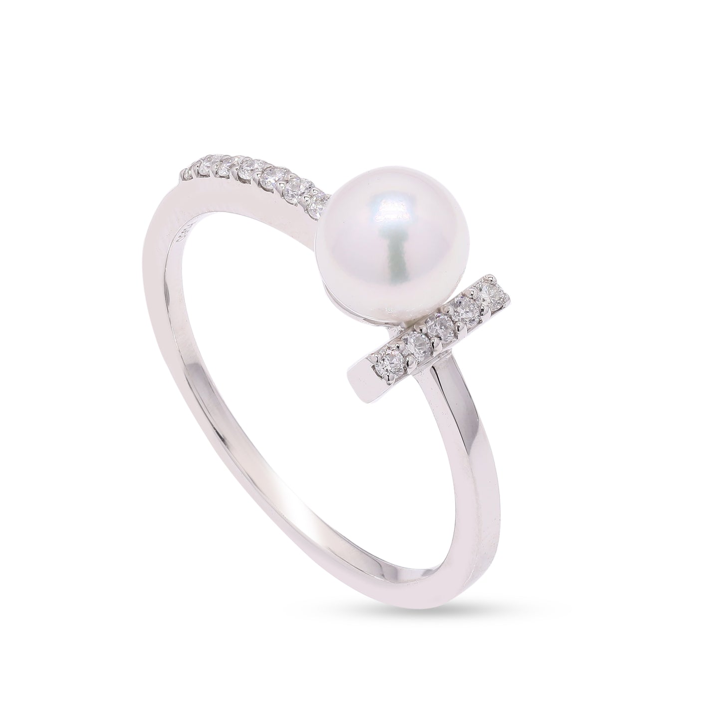 Number 10 Pearl Ring