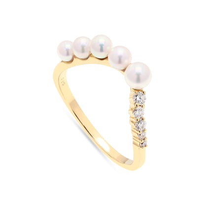 Pearl Dia Gradation Ring