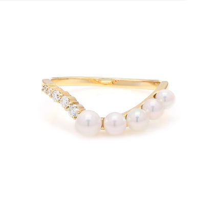 Pearl Dia Gradation Ring