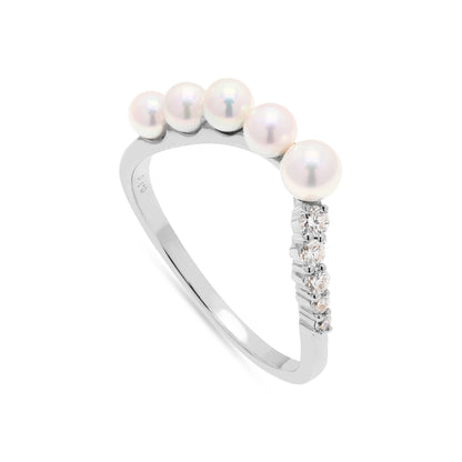 Pearl Dia Gradation Ring