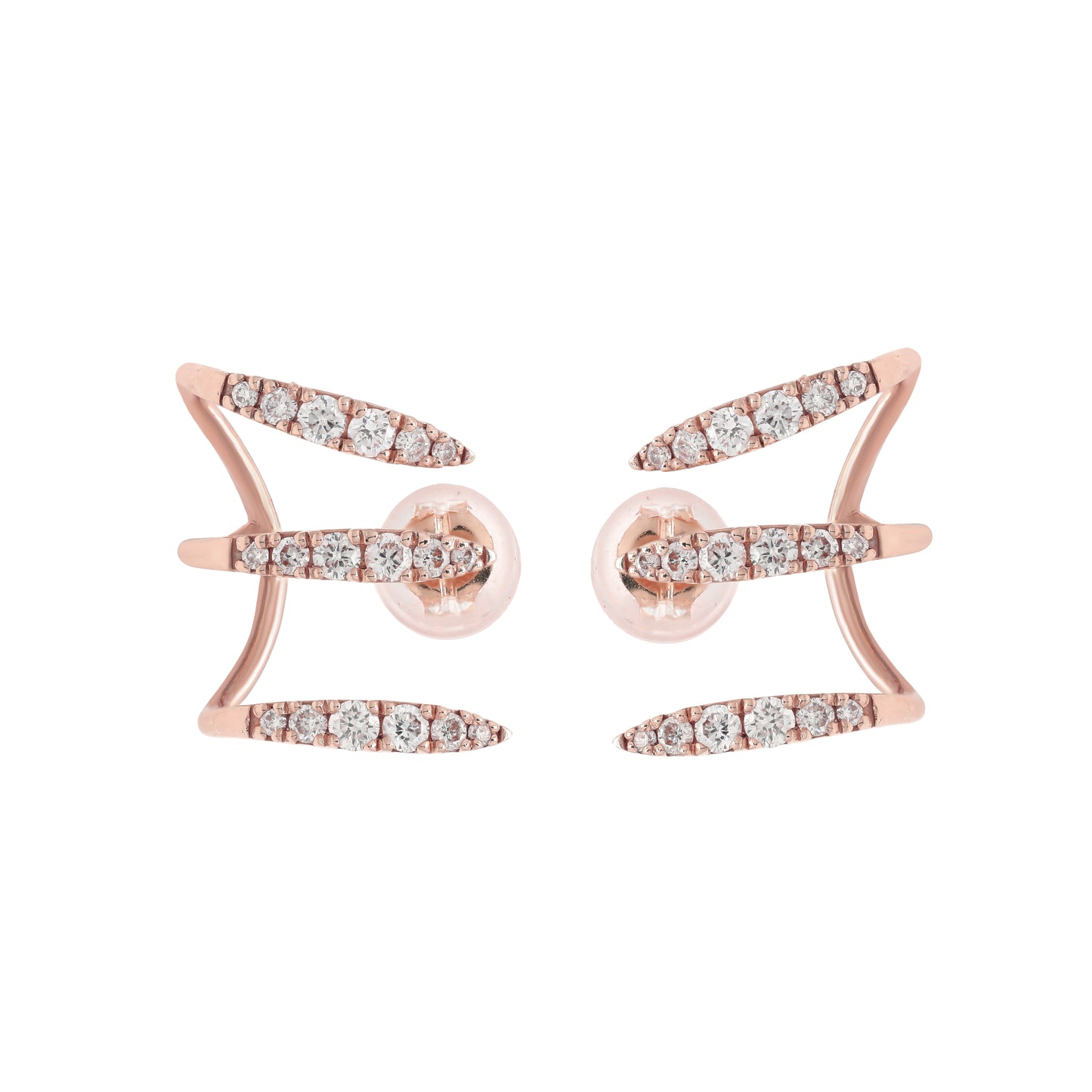 Triple Earcuff Rose Gold