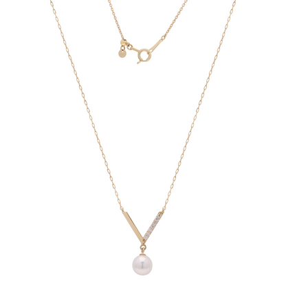 Pearl Drop V Pendant