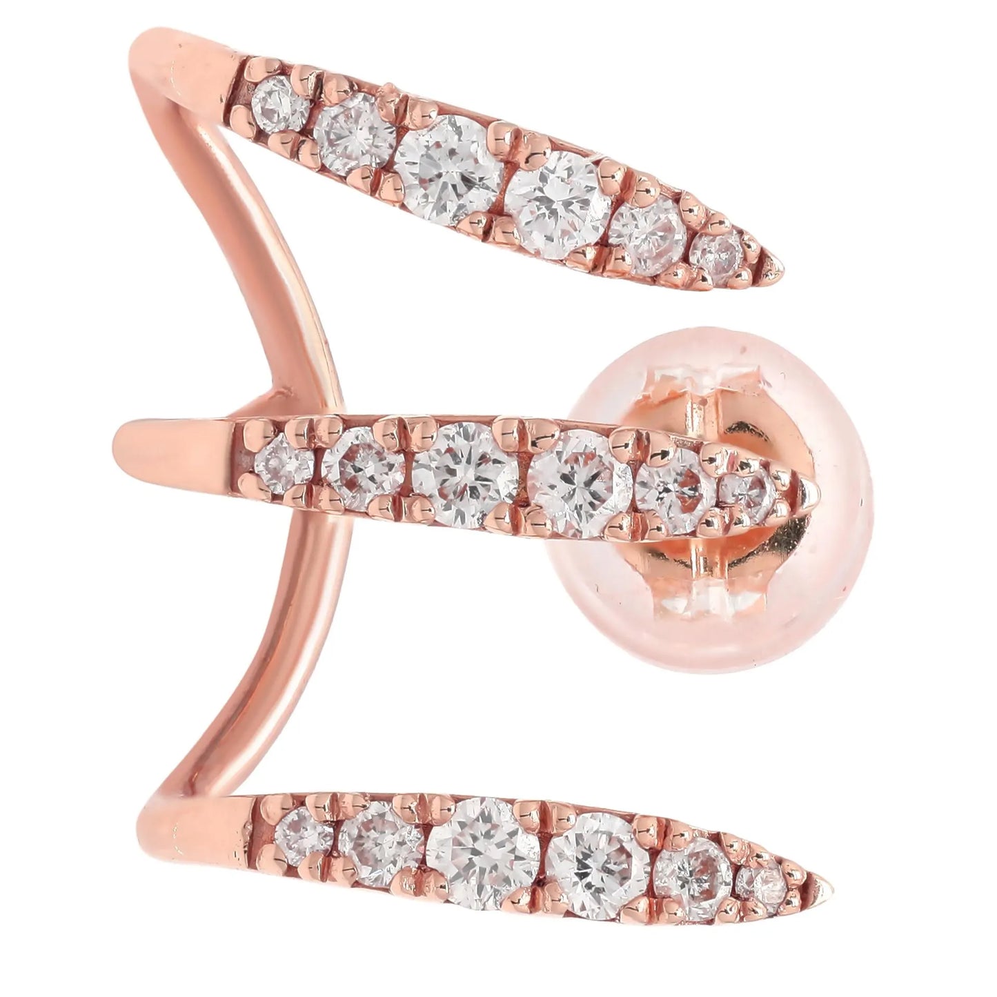 Triple Earcuff Rose Gold
