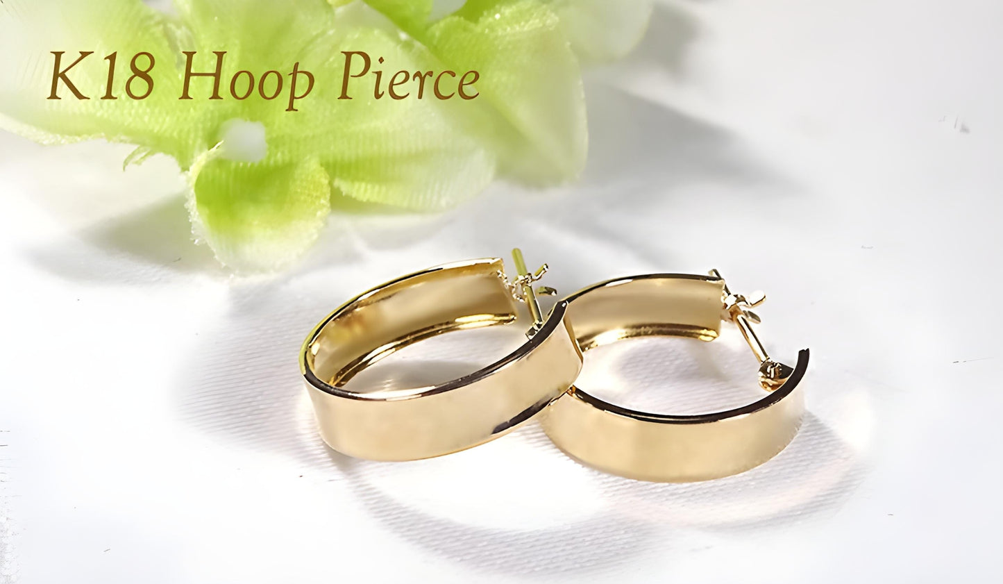 18K Gold Huggies Hoop Earrings, No Plating or Coating, Statement Jewelry For Her. Graduation Gift for Her. Luxury Huggies. Sturdy Earrings