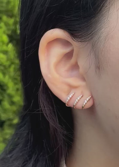 Triple Earcuff Rose Gold