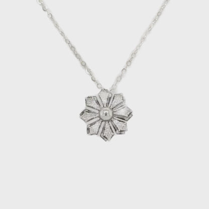 Snowflake Diamond Pendant