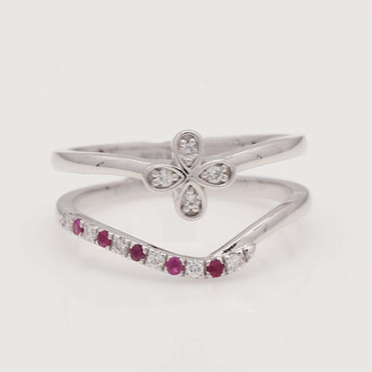 Eternal Petal Duo Ring