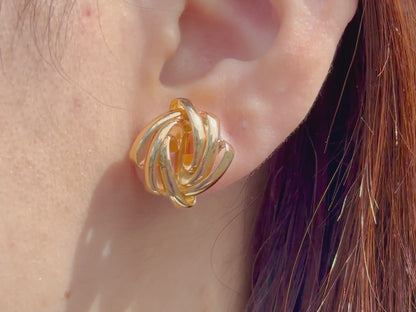 Swirl Knot Studs