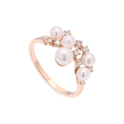 Blush Akoya Pearl Ring