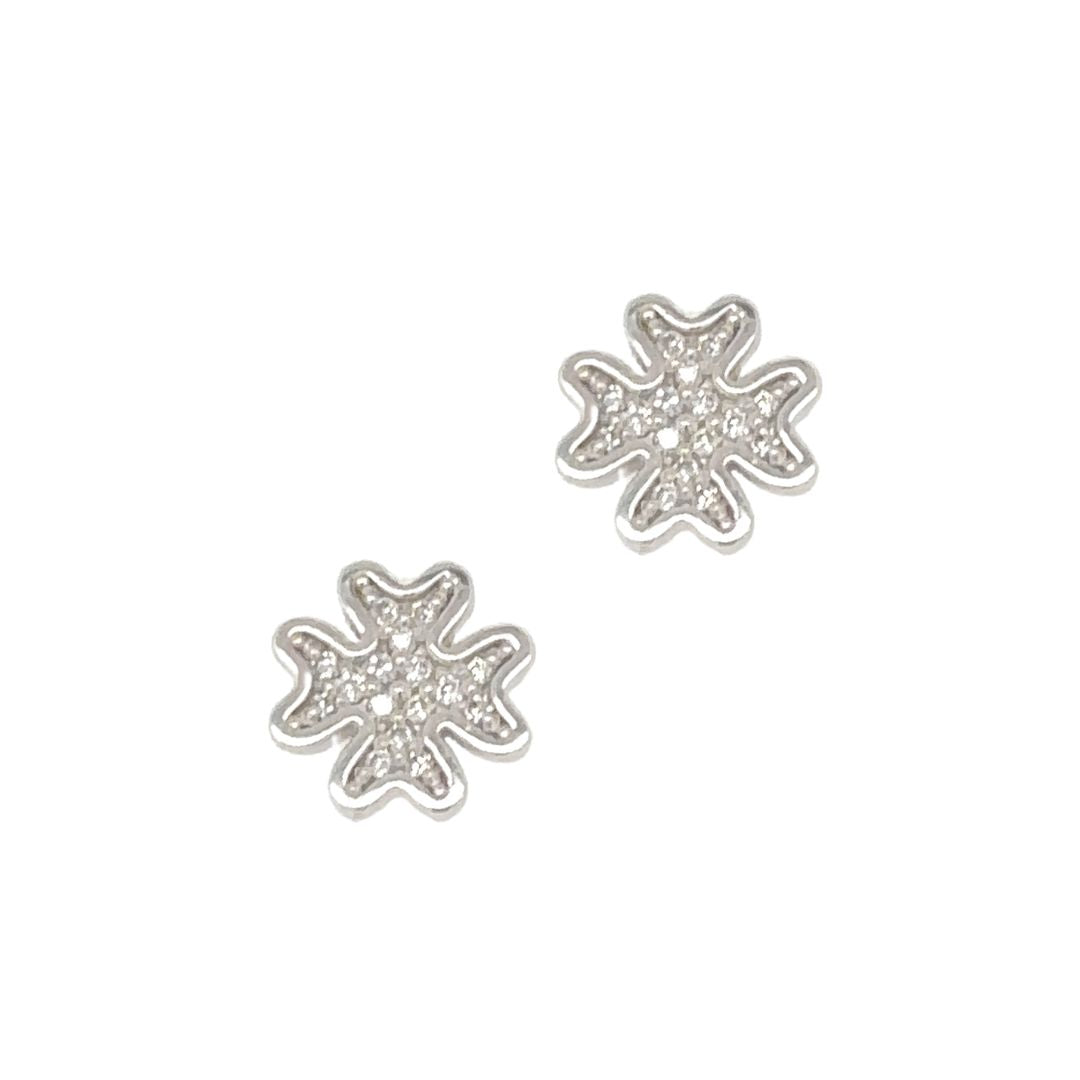 Clover Diamond Stud