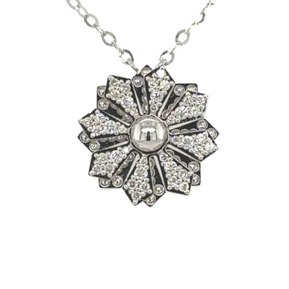 Snowflake Diamond Pendant